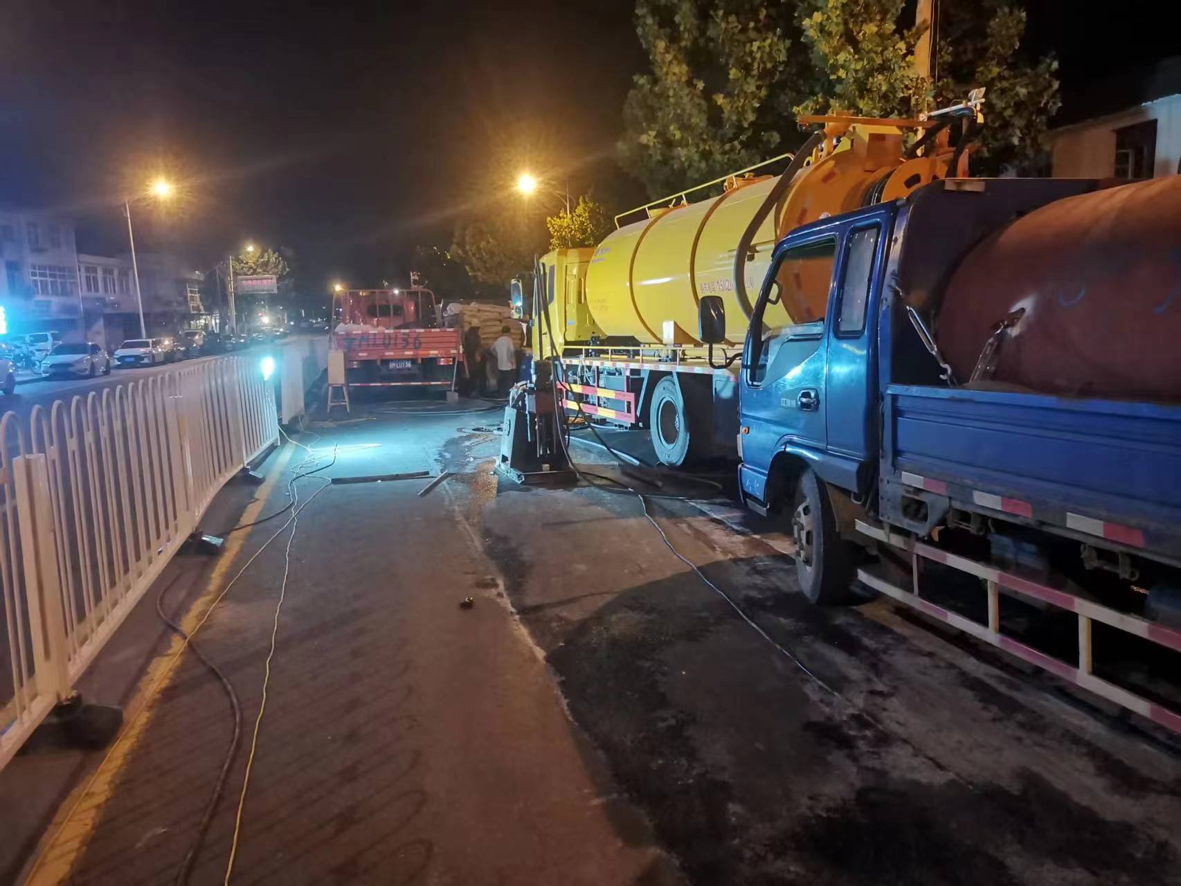 毛嘴镇路面压密注浆